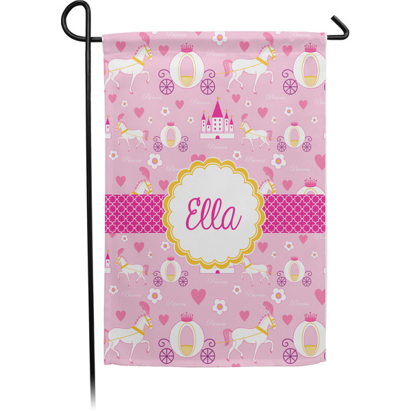 Custom Princess Carriage Garden Flag (Personalized)