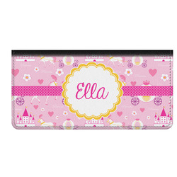 Princess Carriage Genuine Leather Checkbook Cover (Personalized)