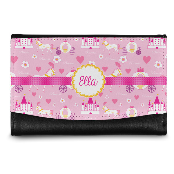 Custom Princess Carriage Genuine Leather Women's Wallet - Small (Personalized)