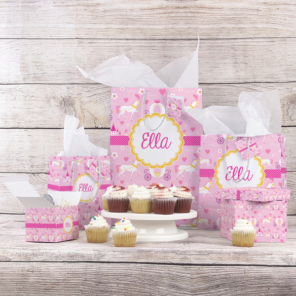 Princess Carriage Gift Bags - In Context