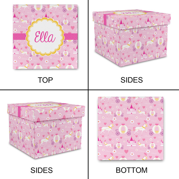 Princess Carriage Gift Boxes with Lid - Canvas Wrapped - Large - Approval
