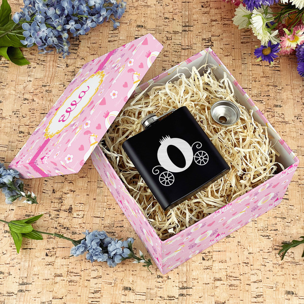 Princess Carriage Gift Boxes with Lid - Canvas Wrapped - Large - In Context