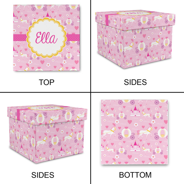 Princess Carriage Gift Boxes with Lid - Canvas Wrapped - Medium - Approval