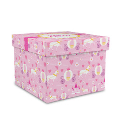 Princess Carriage Gift Box with Lid - Canvas Wrapped - Medium (Personalized)