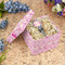 Princess Carriage Gift Boxes with Lid - Canvas Wrapped - Medium - In Context