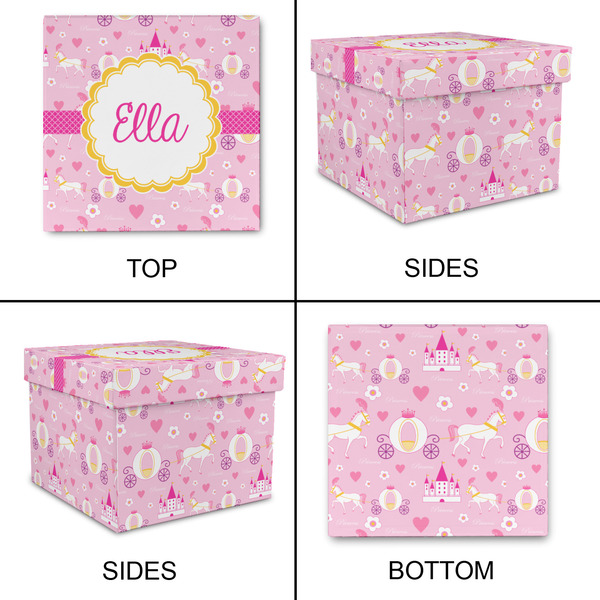 Princess Carriage Gift Boxes with Lid - Canvas Wrapped - Small - Approval