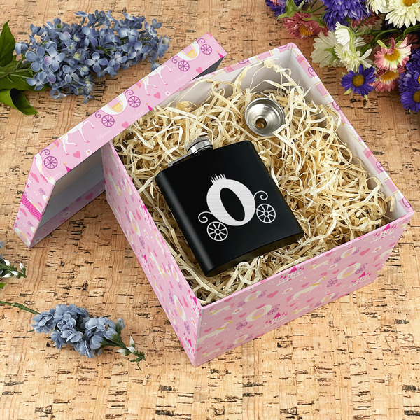 Princess Carriage Gift Boxes with Lid - Canvas Wrapped - X-Large - In Context