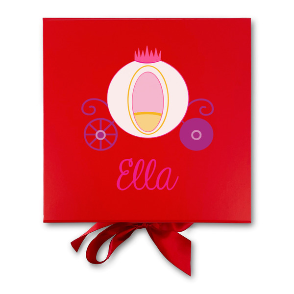 Princess Carriage Gift Boxes with Magnetic Lid - Red - Approval
