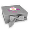 Princess Carriage Gift Boxes with Magnetic Lid - Silver - Front