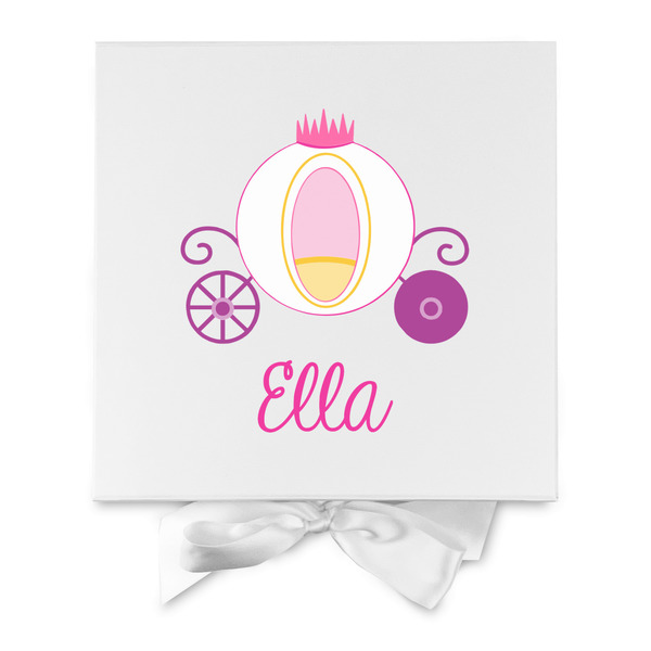 Princess Carriage Gift Boxes with Magnetic Lid - White - Approval