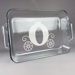 Princess Carriage Glass Baking and Cake Dish (Personalized)