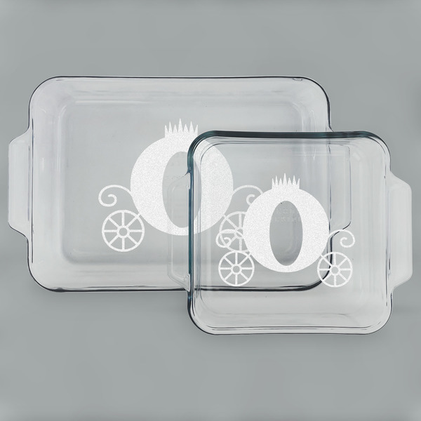 Princess Carriage Glass Baking Dish Set - MAIN (set)