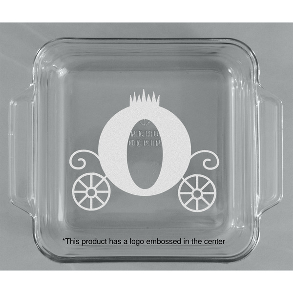 Princess Carriage Glass Cake Dish - APPROVAL (8x8)