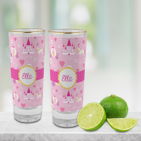 Princess Carriage Glass Shot Glass - 2 oz - LIFESTYLE