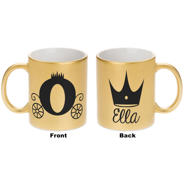 Princess Carriage Gold Mug - Apvl