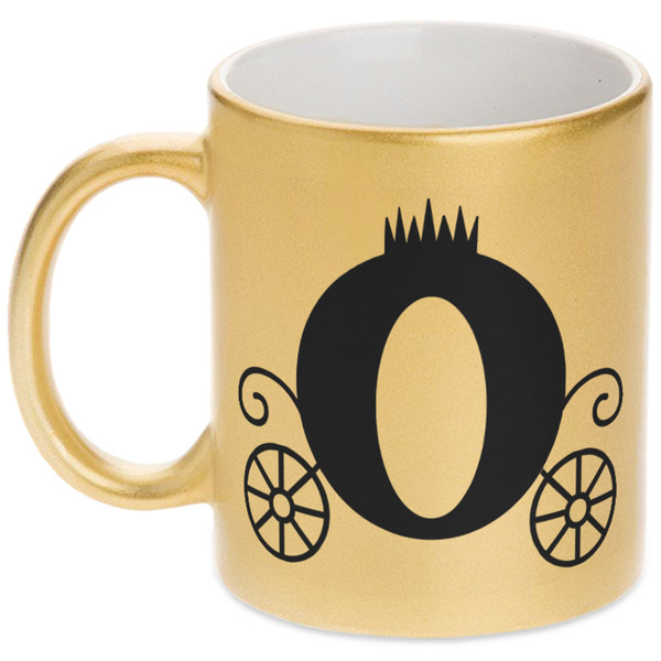 Custom Princess Carriage Metallic Mug (Personalized)