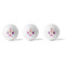 Princess Carriage Golf Balls - Generic - Set of 3 - APPROVAL