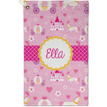 Princess Carriage Golf Towel - Poly-Cotton Blend - Small w/ Name or Text