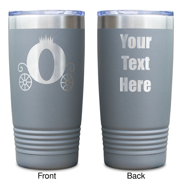 Princess Carriage Gray Polar Camel Tumbler - 20oz - Double Sided - Approval