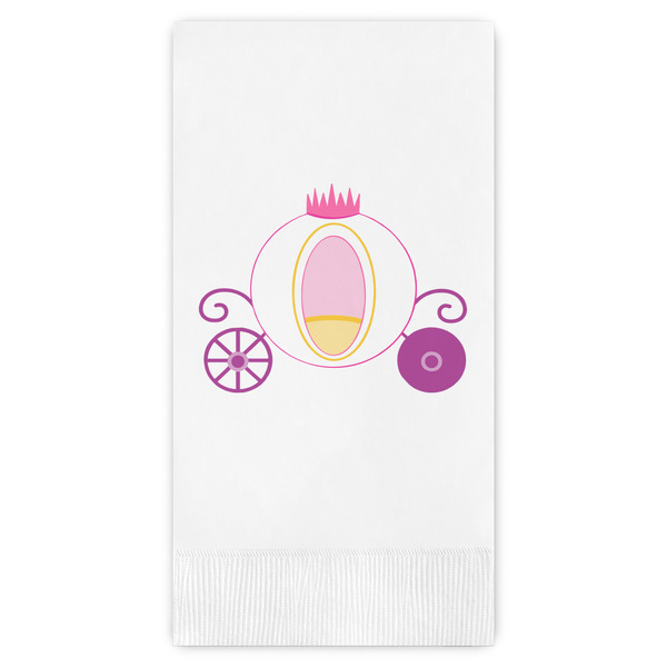 Custom Princess Carriage Guest Towels - Full Color