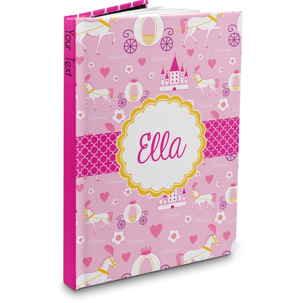 Custom Princess Carriage Hardbound Journal - 7.25" x 10" (Personalized)