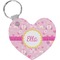Princess Carriage Heart Keychain (Personalized)