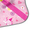 Princess Carriage Hooded Baby Towel- Detail Corner