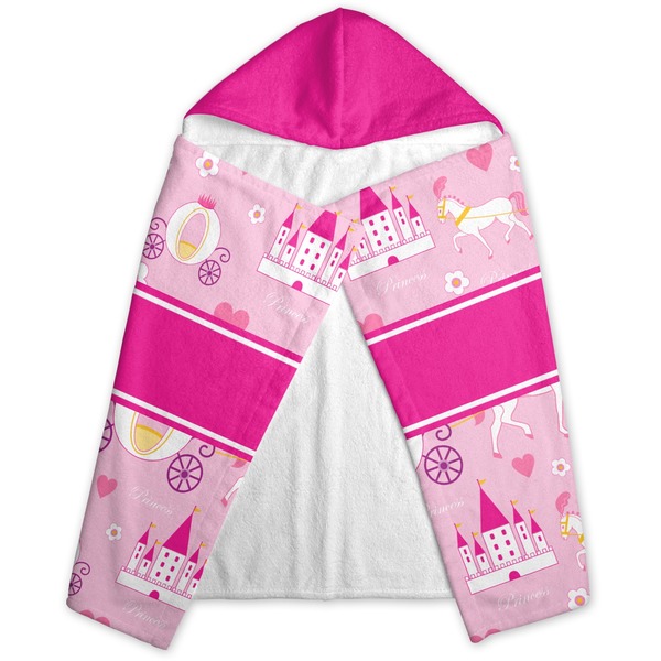Princess Carriage Hooded Towel - Folded