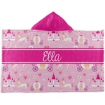 Princess Carriage Kids Hooded Towel (Personalized)