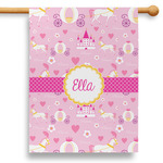 Princess Carriage 28" House Flag - Single Sided (Personalized)