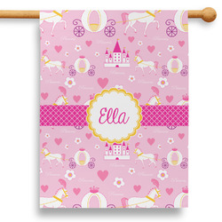 Princess Carriage 28" House Flag - Single Sided (Personalized)