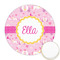 Princess Carriage Printed Cookie Topper - Round (Personalized)