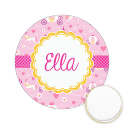 Princess Carriage Printed Cookie Topper - 2.15" (Personalized)