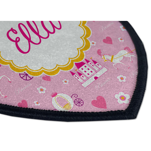 Princess Carriage Iron on Shield 3 Detail