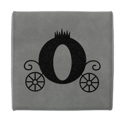 Princess Carriage Jewelry Gift Box - Engraved Leather Lid