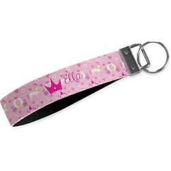 Princess Carriage Webbing Keychain Fob - Large (Personalized)