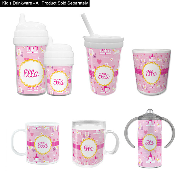 Princess Carriage Kid's Drinkware - Customized & Personalized