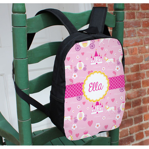 Princess Carriage Kids Backpack - In Context