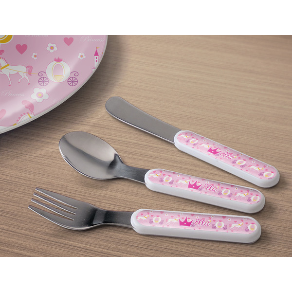 Princess Carriage Kids Flatware w/ Plate