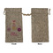 Princess Carriage Large Burlap Gift Bags - Front Approval