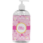 Princess Carriage Plastic Soap / Lotion Dispenser (16 oz - Large - White) (Personalized)