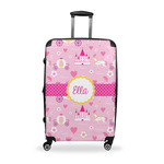 Princess Carriage Suitcase - 28" Large - Checked w/ Name or Text