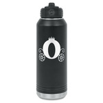 Princess Carriage Water Bottles - Laser Engraved - Front & Back