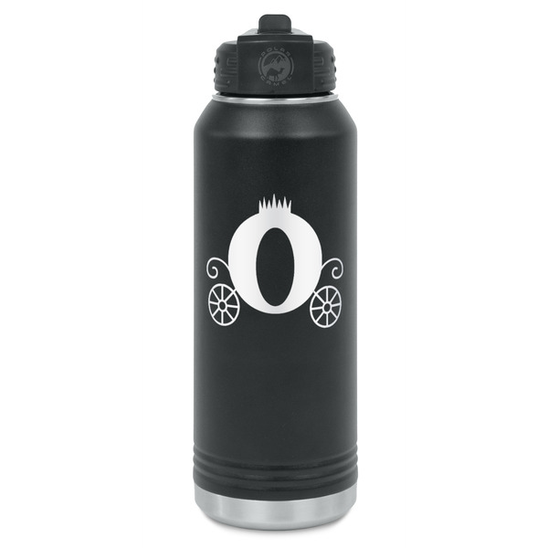 Custom Princess Carriage Water Bottles - Laser Engraved