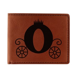 Princess Carriage Leatherette Bifold Wallet - Single Sided