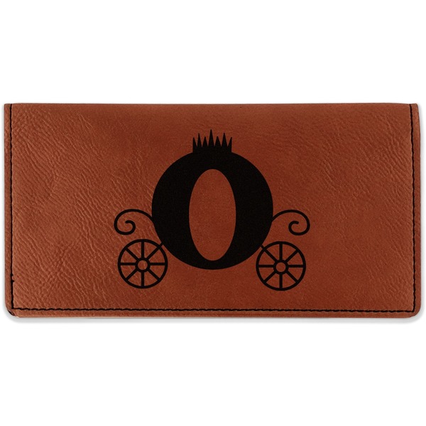 Custom Princess Carriage Leatherette Checkbook Holder
