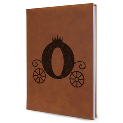 Princess Carriage Leather Sketchbook - Large - Double Sided (Personalized)