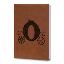 Princess Carriage Leatherette Journal - Large - Double Sided (Personalized)