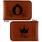 Princess Carriage Leatherette Magnetic Money Clip - Front and Back