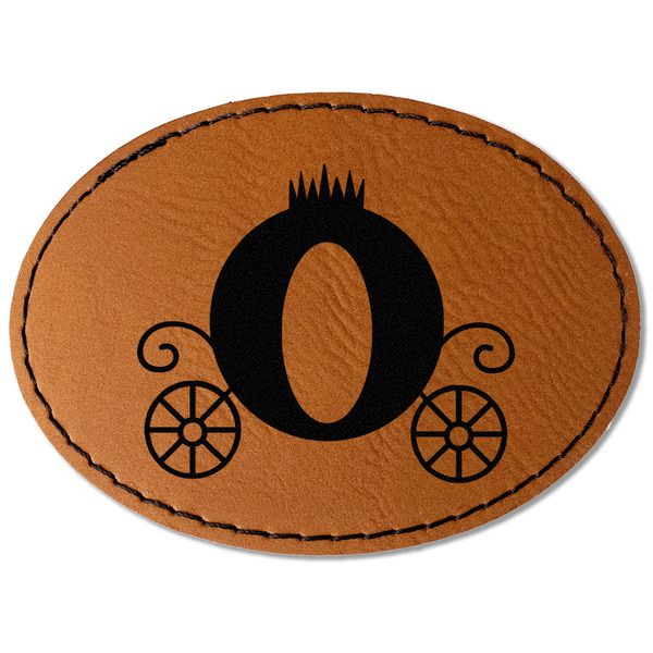 Princess Carriage Leatherette Patches - Oval